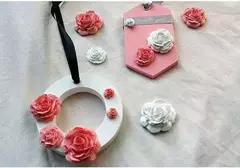Molde De Silicona Rosas X8 Para Porcelana, Fondant,etc - comprar online