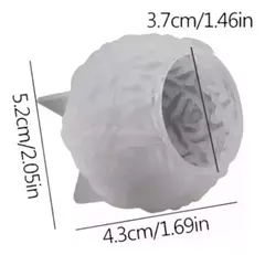 Molde De Silicona Esfera Rosas Chica Especial Para Velas en internet