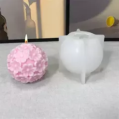 Molde Silicona Esfera Flores Resina, Vela, Yeso, Jabones en internet