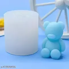 Molde De Silicona Mini Osito Teddy, Resina, Velas, Jabones Agregar a favoritos en internet