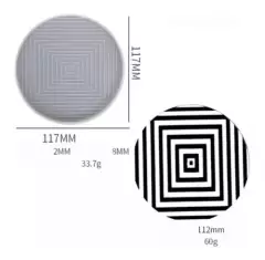 Molde Silicona Posa Vaso Rayas / Geometrico en internet