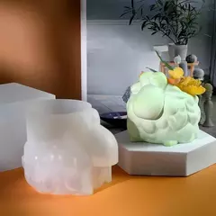 Molde De Silicona Oveja Maceta, Porta Velas Resina, Yeso - tienda online
