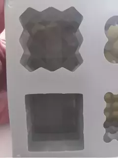Molde De Silicona Cubos Para Jabon, Resina, Velas en internet