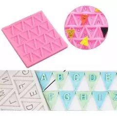 Molde de Silicona Banderines Triangulos en internet