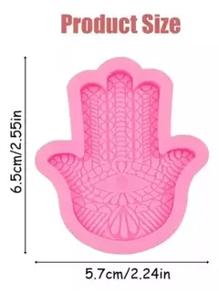 Molde Silicona Mini Mano De Fatima Ideal Porcelana, Resina en internet