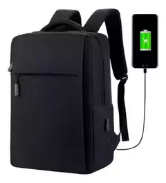 Mochila Urbana Porta Notebook Usb Reforzada