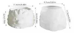 Molde De Silicona Erizo Ideal Porta Velas, Yeso, Resina - Lua Distribuidora