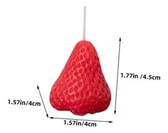 Molde Silicona Frutilla Ideal Velas, Jabón, Yeso - comprar online