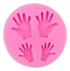 Molde Silicona Manos Ideal Porcelana Fria, Fondant, Resina - Lua Distribuidora