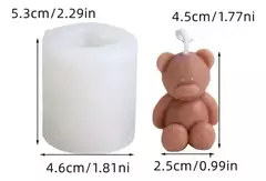 Molde De Silicona Mini Osito Teddy, Resina, Velas, Jabones Agregar a favoritos - comprar online