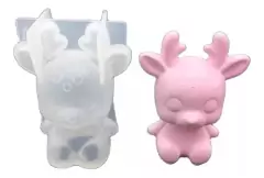 Molde de Silicona Ciervo Bebe 3D