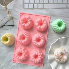 Molde Silicona Donas Ideal Jabones, Repostería, Horno - comprar online