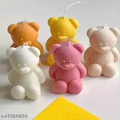Molde De Silicona Mini Osito Teddy, Resina, Velas, Jabones Agregar a favoritos - Lua Distribuidora