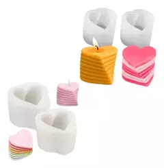 Molde De Silicona Corazón Especial Para Velas, Jabones, Etc. - comprar online