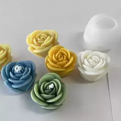 Molde Silicona Rosa 3d Jabón, Velas, Horno, Yeso, Decoración en internet