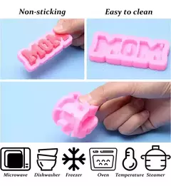 Molde Silicona Mom Llavero Resina, Jabón, Yeso, Manualidades - Lua Distribuidora