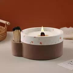 Imagen de Molde Silicona Porta Vela Grande Resina