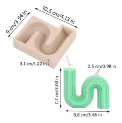 Molde De Silicona Forma S en internet