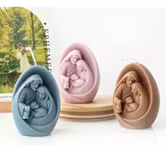 Molde Silicona Sagrada Familia Para Resina, Velas, Yeso, Etc - Lua Distribuidora