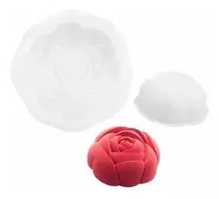 Molde De Silicona Rosa Grande Individual - comprar online