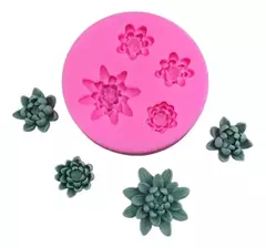Molde Silicona Flores Primaverales Ideal Porcelana, Resina - comprar online
