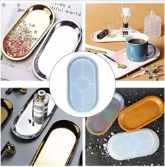 Molde de Silicona Bandeja Ovalada Chica - comprar online