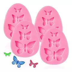 Molde De Silicona Mariposas Dijes Especial Resina