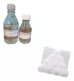 Kit Emprendedor Resina Epoxi + Molde Piramide Para Orgonita