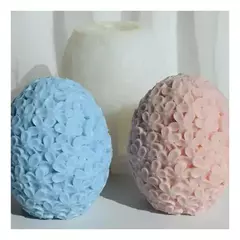 Molde Silicona Huevo Floreado Especial Velas, Jabón, Resina - comprar online