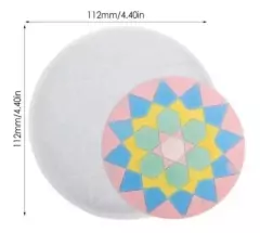 Molde Silicona Posa Vaso Rayas / Geometrico - Lua Distribuidora