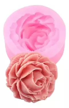 Molde De Silicona Rosa Especial Jabones, Velas, Resina, Etc