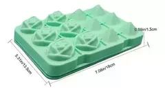 Molde Silicona Rosas Y Diamantes Para Hielo Y Resina en internet