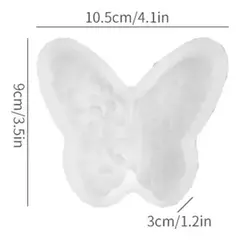 Molde Silicona Mariposa Con Pluma Y Flores Velas Resina Yeso - Lua Distribuidora