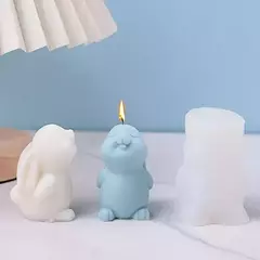 Imagen de Molde Silicona Conejo Orejas Caídas Velas, Resina, Yeso