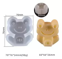 Molde Silicona Rana Jabon Velas, Resina, Yeso - comprar online
