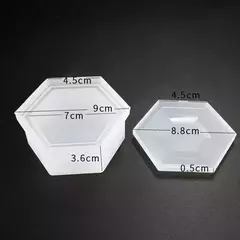 Molde de caja almacenamiento de silicona para resina - comprar online