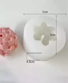 Molde De Silicona Flor De Loto Para Vela, Resina en internet