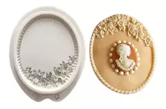Molde Silicona Marco Guirnalda Flores Porcelana Fondant en internet