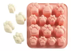 Molde De Silicona Huellas De Perro