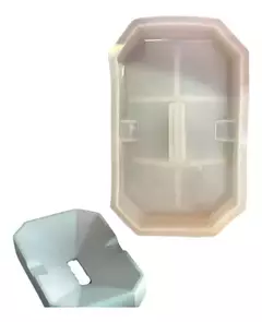 Molde De Silicona Jabonera Diamantada Especial Resina