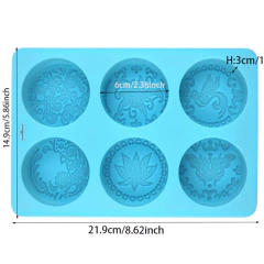 Molde Silicona Especial Ideal Jabones, Velas, Resina, Yeso en internet