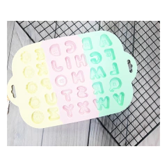 Molde Silicona Botones Abecedario Resina - comprar online