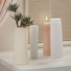 Molde Silicona Florero Grande Ideal Velas, Yeso, Resina - Lua Distribuidora