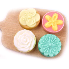 Molde De Silicona Flores X4 Especial Para Jabones, Velas - Lua Distribuidora