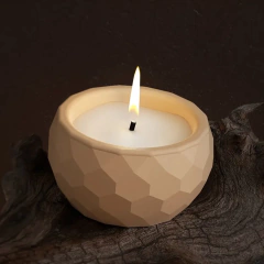 Molde Silicona Tarrito Facetado Grande Con Tapa Yeso, Resina - Lua Distribuidora