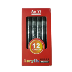 Fibrones Acrílicos Dorado / Negro Resina Uñas X1