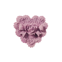 Molde de Silicona Corazon de Rosas con Moño - Ideal Chocolate, resina, porcelana fría, etc. - comprar online