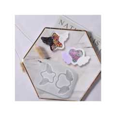 Molde De Silicona Corazon, Estrella Alas Ideal Resina - comprar online