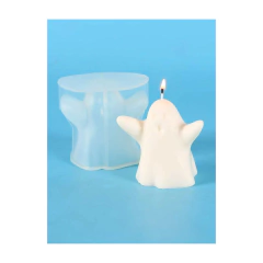Molde de Silicona Fantasma 3D - Especial Halloween Ideal Resina, Jabón, vela, etc. en internet