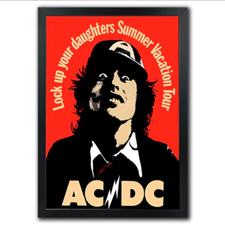 Poster Quadro ACDC Lock Up Your Daughters - comprar online